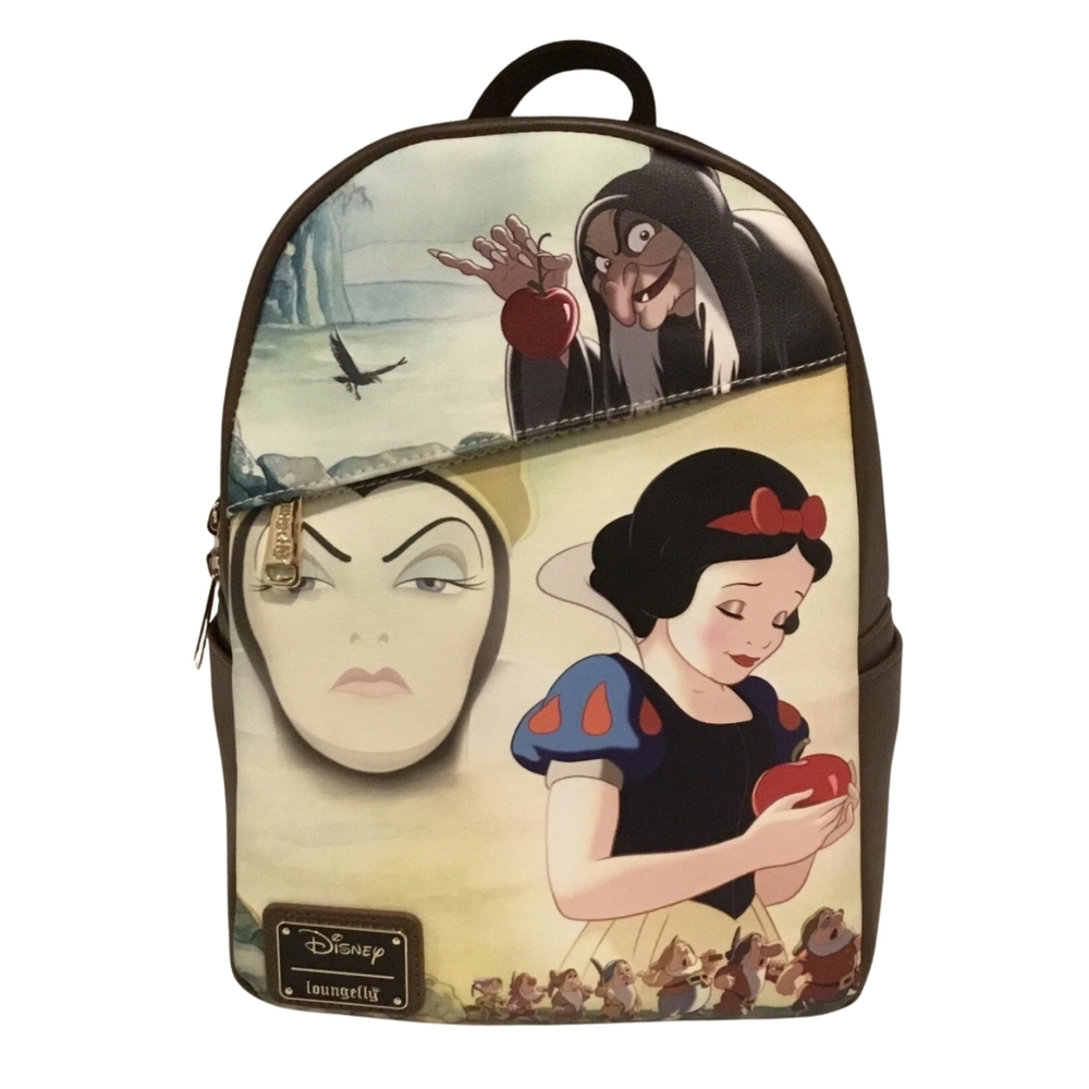 Loungefly Disney Snow White and Evil Queen Old Hag Mini Backpack LE600